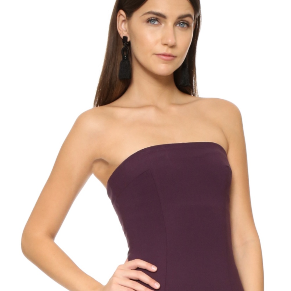 Elizabeth and James Kendra Dress in Plum